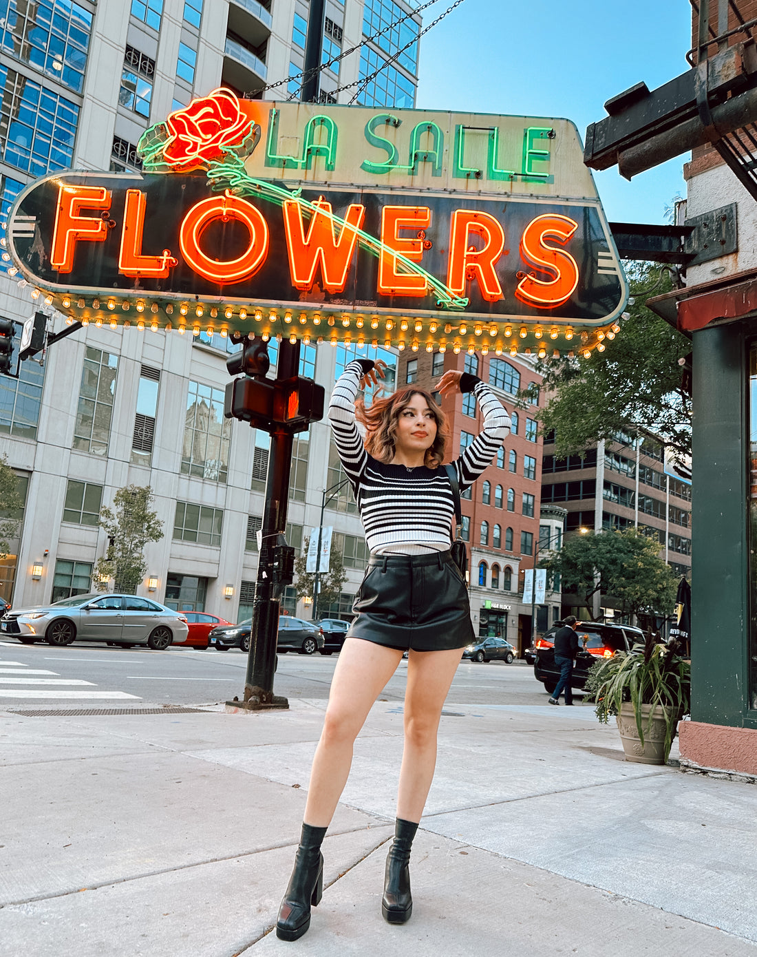 Madrid Stripe Turtle Neck