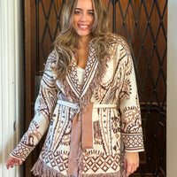 Hazel Fringe Wrap Cardigan