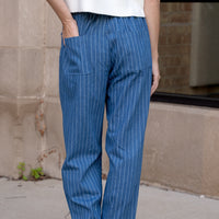 Antwerp Pinstripe Barrel Jeans