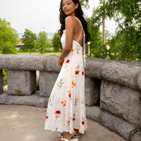 French Riviera Floral Dress