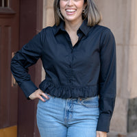 Bristol Ruffle Hem Shirt