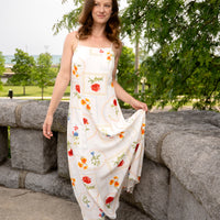 French Riviera Floral Dress