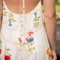 French Riviera Floral Dress
