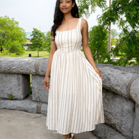 Willow Stripe Midi Dress