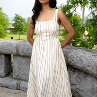 Willow Stripe Midi Dress
