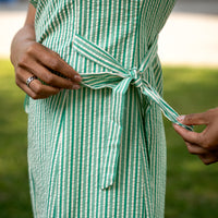 Lagos Green Stripe Dress