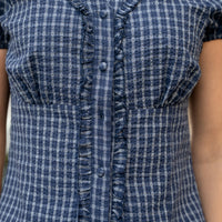 Oxford Plaid Top
