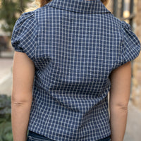 Oxford Plaid Top