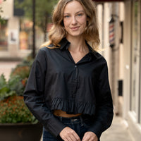Bristol Ruffle Hem Shirt