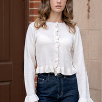 Amelia Ruffled Cardigan