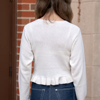 Amelia Ruffled Cardigan