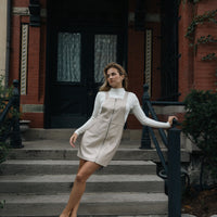 Shoreditch Leather Overall Mini Dress