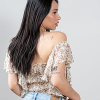 Marina Floral Ruffle Bodysuit