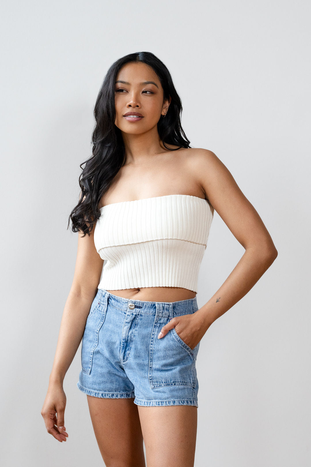 Nina Ivory Knit Top