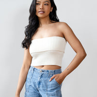 Nina Ivory Knit Top