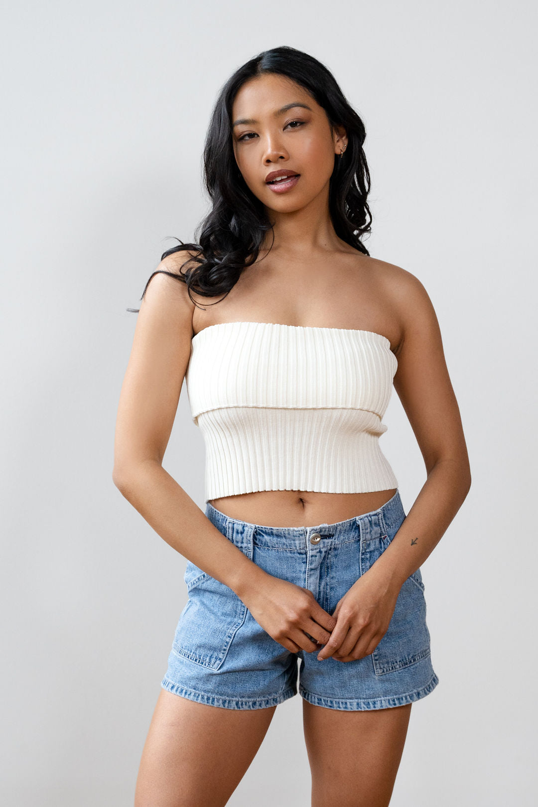Nina Ivory Knit Top