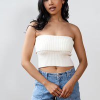 Nina Ivory Knit Top