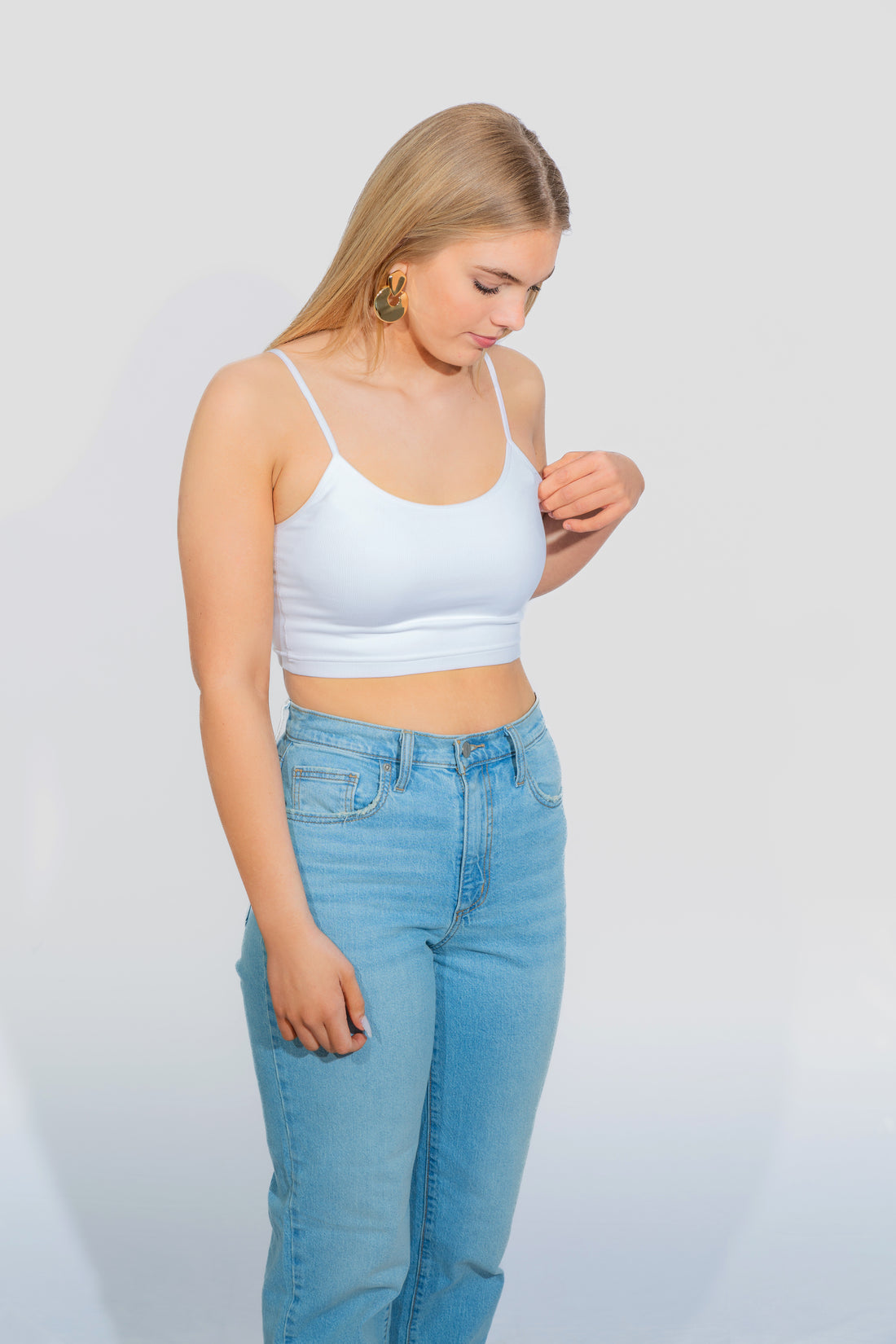 Bree White Cami