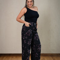 Savannah Floral Barrel Jeans