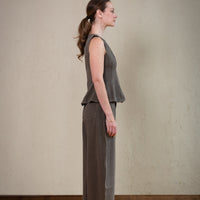 Verona Stripe Peplum Set