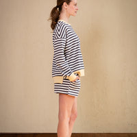 Aspen Stripe Boxy Sweater
