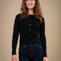 Stella Faux Fur Collar Cardigan