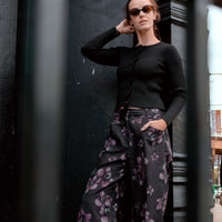 Savannah Floral Barrel Jeans