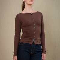 Elise Boat Neck Knit Top
