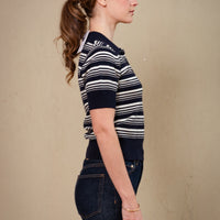 Margot Stripe Polo Shirt