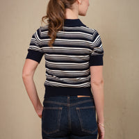 Margot Stripe Polo Shirt