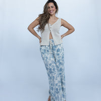 Kalani Palm Wide Leg Pants