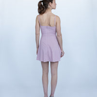 Rosalie Pink Flare Mini Dress