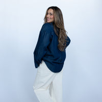 Adeline Studded Denim Shirt