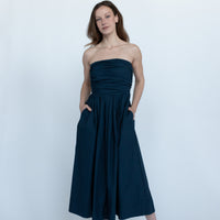 Juliette Navy Midi Dress