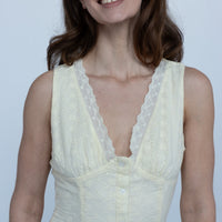 Lumi Butter Eyelet Mini Dress
