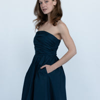 Juliette Navy Midi Dress