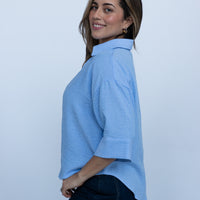 Delphine Stripe Button Down Shirt