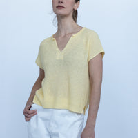 Goldie Butter Yellow Knit Sweater