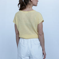 Goldie Butter Yellow Knit Sweater