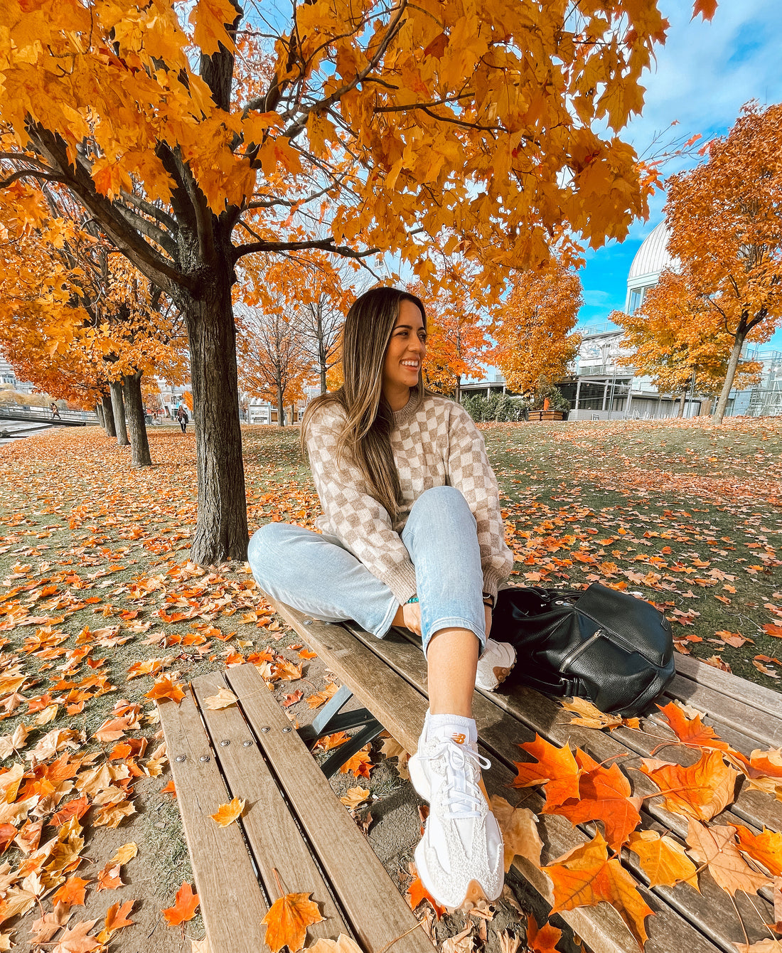 Montreal Checkered Pullover Sweater