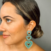 To My Love Heart Shape Earrings