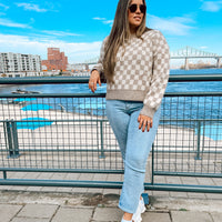 Montreal Checkered Pullover Sweater