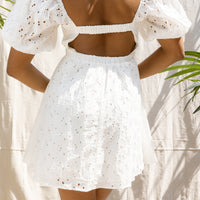 Cartagena White Cutout Dress