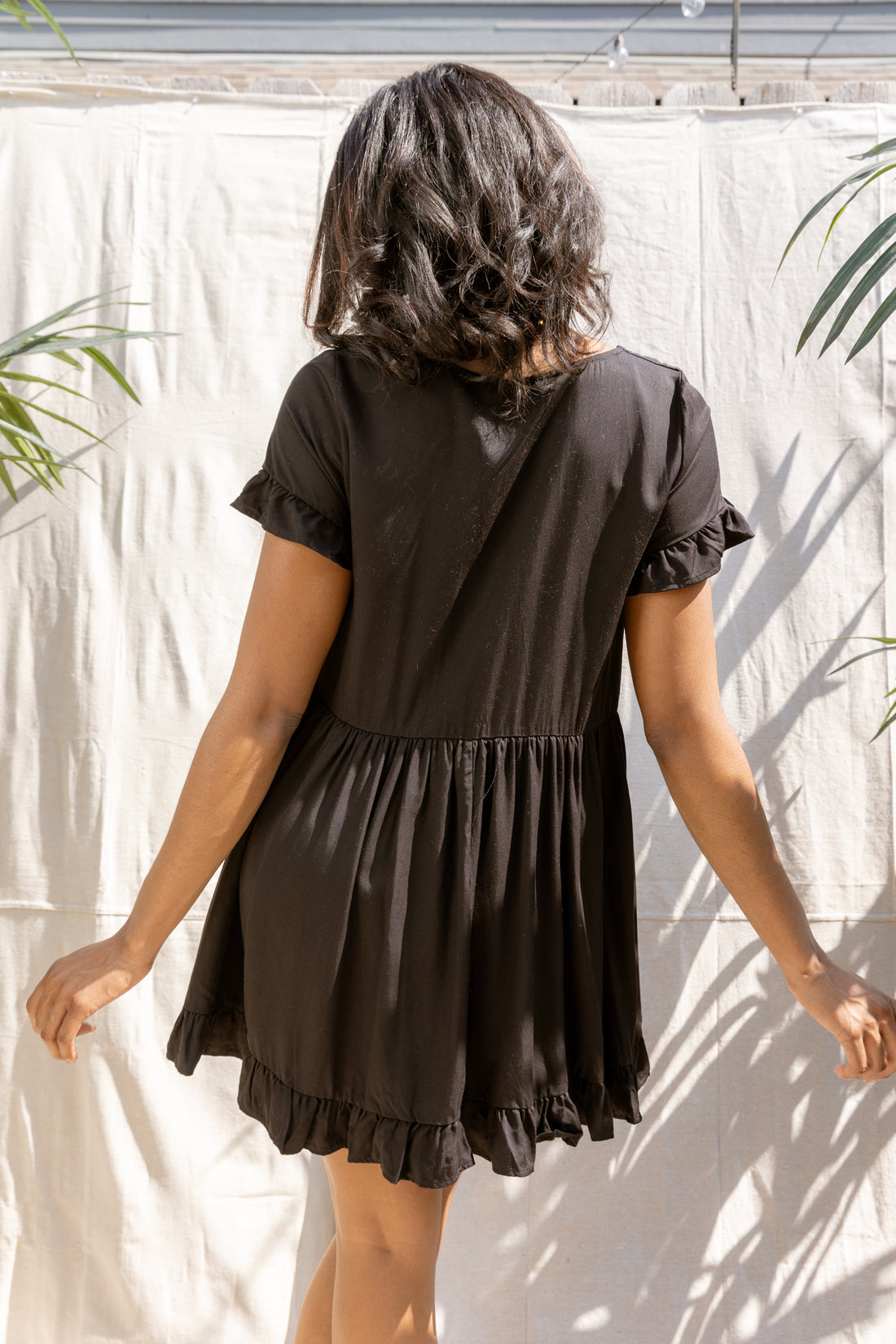 Jetsetting Babydoll Dress