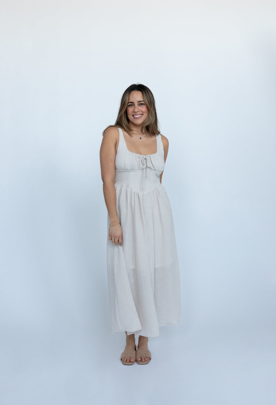Soleil Stripe Maxi Dress