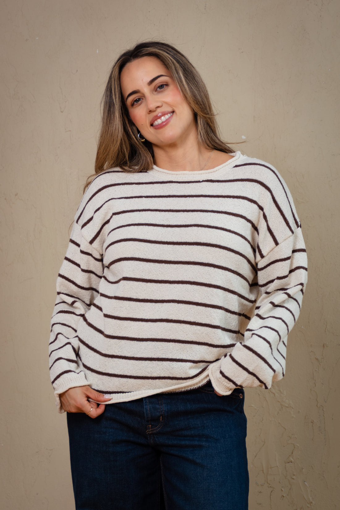 Cora Stripe Sweater
