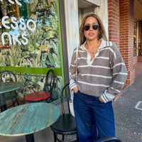 Phoenix Striped Knit Sweater