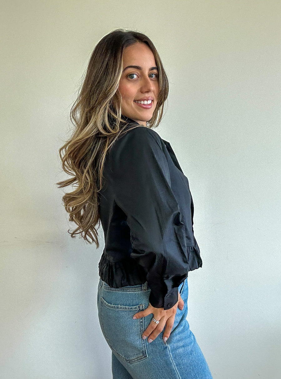 Bristol Ruffle Hem Shirt