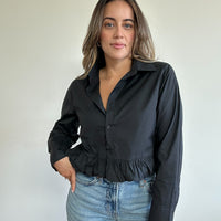 Bristol Ruffle Hem Shirt