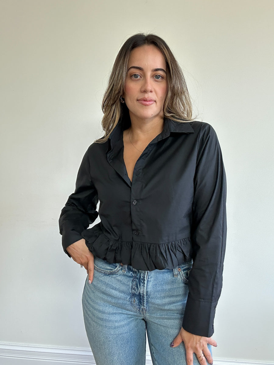 Bristol Ruffle Hem Shirt